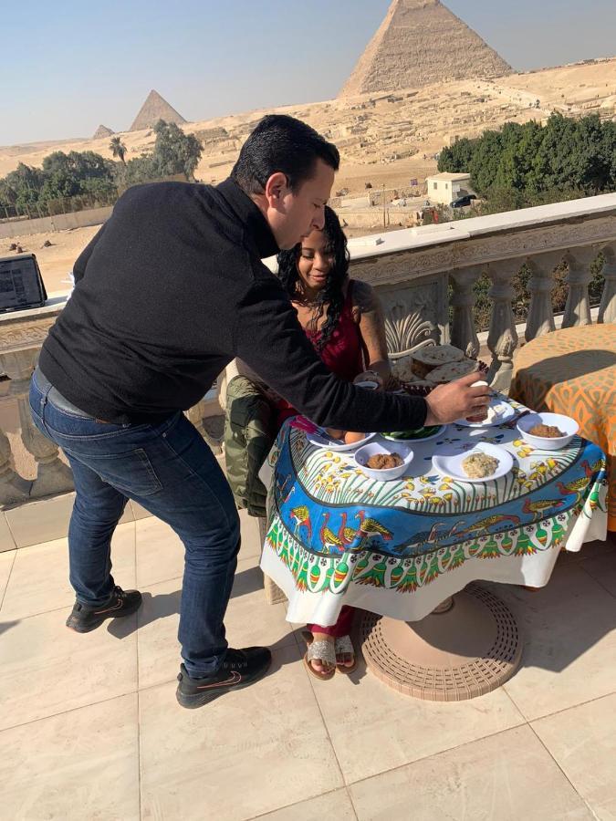 Sphinx Palace Pyramids View Inn Kafret el-Gabal Exterior foto